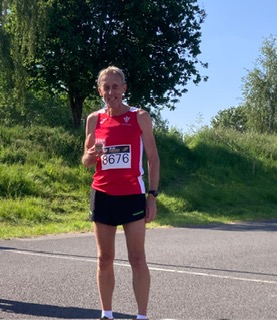 Mike Whyatt after his Shrewsbury Festival of Running victory